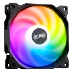 ADATA XPG Vento čierna / 120mm / 23dB @ 1200RPM / Rifle Bearing / 45.3CFM / RGB (VENTO120ARGBPWM-BKCWW)