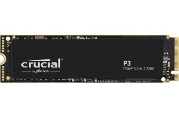 Crucial P3 1TB / M.2 SSD 2280 / PCIe 3.0 / 3D NAND / R: 3500MBs / W: 3000MBs / 5y (CT1000P3SSD8)