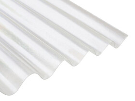 Sklolaminátová vlnitá doska Guttapral PES - 2000 × 950 mm – 1,9 m² (číra)