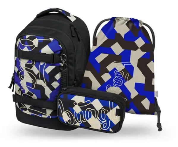 BAAGL SET 3 Skate Max Variety: batoh, peračník, vrecko GRS (A-36103)