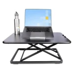 StarTech Polohovací nadstavec na stôl / Stolný converter / nosnosť 8 kg / 6 výškových polôh / čierna (LAPTOP-SIT-STAND)