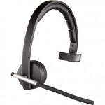 Logitech Wireless Headset Mono H820e / business / čierna (981-000512)