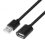 Predlžovací kábel USB AM- AF čierny / Predlžovací kábel / AM- AF / 1,8 m (AKTBXPU1PAAW18B)