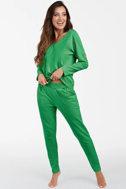 Talianska móda Karina long length sp. farba:mint green M