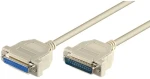 MicroConnect sériový kábel D-SUB 25-pin (M) - D-SUB 25-pin (F) 3M béžová (MODGR3)