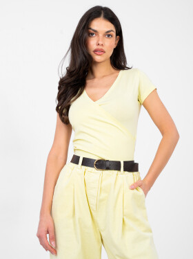 Dámske tričko RV TS 5636.03X svetložlté – Feel Good M