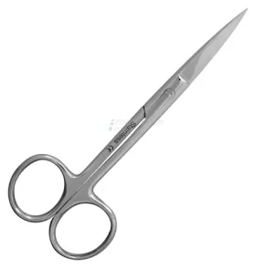 Nožnice zahnuté hrotnaté 11,5 cm / Nožnice / Zahnuté / Hrotnaté / Dĺžka 11,5 cm