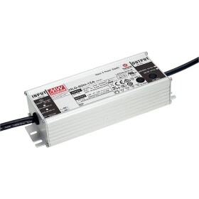 MEAN WELL LED driver konštantné napätie, konštantný prúd 60 W 3 A 20 V/DC stmievací funkcie 3v1, montáž na nehorľavom povrchu, schválenie nábytku, outdoorový,; HLG-60H-20B