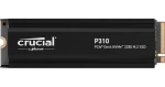 CRUCIAL P310 1TB (Heatsink) / M.2 SSD 2280 / PCIe 4.0 / R:7100MBs / W:6000MBs / 5y (CT1000P310SSD5)