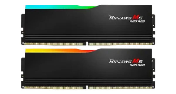 G.Skill Ripjaws M5 Neo RGB 32GB (2x16GB) 6000Mhz / CL28-36-36-96 / 1.4V / EXPO (F5-6000J2836G16GX2-RM5NRK)