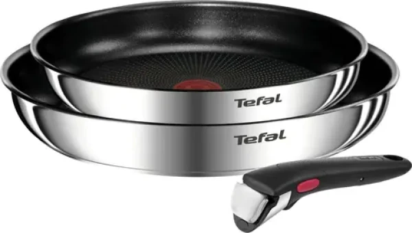 TEFAL Non-Stick / Sada panvíc / 3 ks / 24 28 cm / nepriľnavý povrch / nerezová oceľ (L897S374)