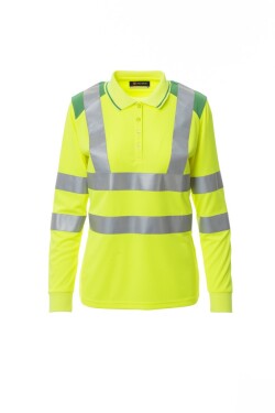 Payper Dámska reflexné polokošeľa GUARD + WINTER LADY Farba: Žltá Fluo/ Zelená, Veľkosť: S (001482002801020S)