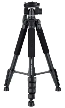 Rollei Statív Compact Traveler Star S4 čierna / Záťaž 5kg / Vytiahnutý 160cm (23148)