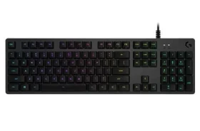 Logitech G512 Carbon čierna / Herná klávesnica / ES layout / kábel USB-A 2.0 / 1x USB-A 2.0 / RGB Lightsync (920-009344)
