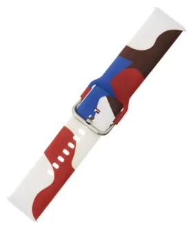 Hurtel Silikónový remienok Moro vzor 8 / Remienok / Samsung Galaxy Watch 40/41/42/43/44 mm / Maskáčový vzor