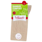 Dámske bambusové ponožky BAMBUS* LADIES COMFORT SOCKS – BELLINDA – béžové 39 - 42
