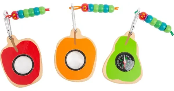 Small Foot Bádateľský nástroj Caterpillar 1 ks oranžové pozorovátko