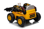 Mamido Mamido Detský elektrický nakladač CAR-26A žltý | 4x4 | RC 2.4Ghz | EKO koža | 12V10Ah