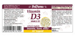 MedPharma Vitamín D3 1000 I.U.