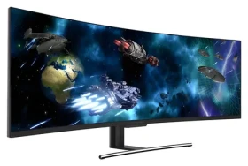 49" LC-Power LC-M49-DFHD-144-CQ čierna / Monitor / zakrivený / VA / UltraWide Full HD / 144Hz / HDR400 (LC-M49-DFHD-144-C-Q)