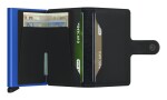 Kožená mini peňaženka Secrid Miniwallet Matte Black & Blue