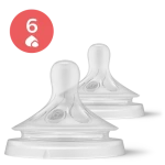 Philips Avent Natural Response SCY966/02 / Cumlík / Flow 6 - na kašu / 6m + / 2 ks (SCY966/02)
