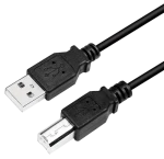 LogiLink CU0007B čierna / Prepojovací kábel / USB 2.0 / USB-A - USB-B / 2 m (CU0007B)