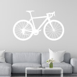 Veselá Stena Samolepka Bicykel Farba: modrá, Veľkosť: 100 x 58 cm