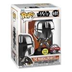 Funko POP! The Mandalorian with Darksaber (Star Wars) Special Edition (Glows in Dark)