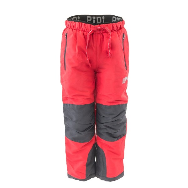 Outdoorové športové nohavice s fleecovou podšívkou, Pidilidi, PD1121-08, červená - 128 | 8let