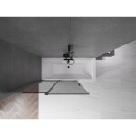 MEXEN/S - Velar L dvojkrídlová posuvná vaňová zástena 120 x 150, grafit, grafit kartáčovaná 896-120-003-41-66