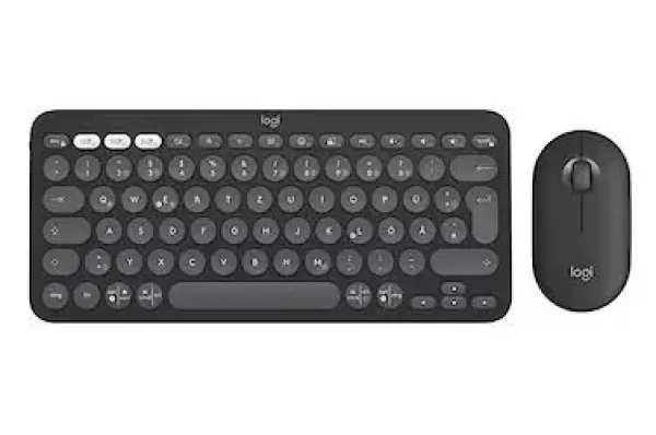 Logitech Pebble 2 Combo for Mac Tonal / Sada klávesnice a myši / Bezdrôtová / Bluetooth / DE layout (920-012208)