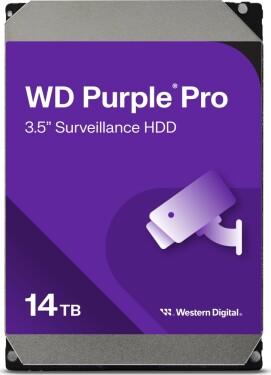 WD HDD SATA 14TB 6GB/S 512MB/PURPLE WD142PURP WDC