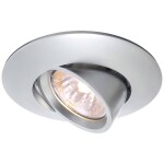 Deko Light Einbauring 102 GU5.3 126074 krúžok pre stropnú montáž LED , halogénová žiarovka GU5.3, MR 16 50 W biela; 126074