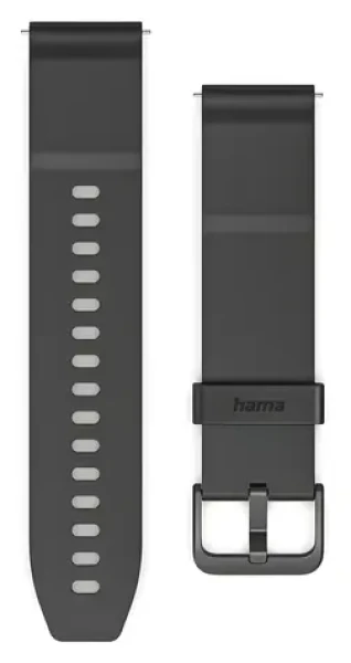 HAMA Platobný remienok NFC 22 mm čierna / Remienok / Bezkontaktné platby / Silikón