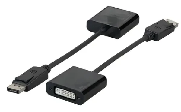 EFB DisplayPort-DVI čierna / Redukcia / DVI-I 24+5 / DP 1.2 / FullHD 1920x1080 (EB485V2)