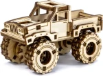 Wooden City 3D Drevené puzzle Superfast Monster Truck č.3