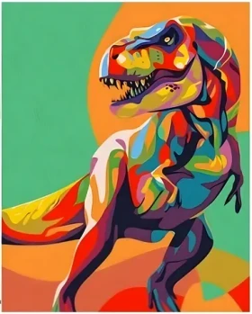 Norimpex Diamantové maľovanie Tyrannosaurus vo farbách