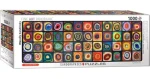 EUROGRAPHICS Panoramatické puzzle Farebná štúdia štvorcov