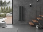 MEXEN - Oregon vykurovací rebrík/radiátor 1200 x 360 mm, 417 W, antracit W202-1200-350-00-66