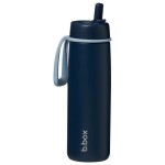 B.box Nerezová termoska na pitie so slamkou 690 ml - Midnight EUR