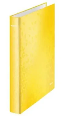 Leitz Wow žltá / Krúžkový šanón / A4+ / 2 krúžky 25 mm / 250 listov (42410016)