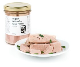 Vilgain Tuniak žltoplutvý filety vo vlastnej šťave 200 g