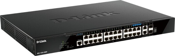 D-Link Przełšcznik Smart DGS-1520-28MP 20GE PoE 4x2.5GE 2x10GE 2SFP+