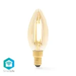 Nedis SmartLife LED žiarovka / Wi-Fi / E14 / 470 lm / 4.9 W / Android iOS (WIFILRF10C37)