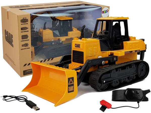 Mamido Auto na diaľkové ovládanie buldozér R / C 1:28 pásová kola