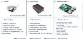 Raspberry Pi 4B ARMOR 4GB KIT V .