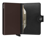 Kožená mini peňaženka Secrid Miniwallet Original Black-Brown
