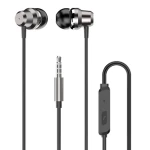 Dudao X10 PRO drôtové slúchadlá do uší čierna / s mikrofónom / 3,5 mm mini jack / kábel 1.2 m (204522)