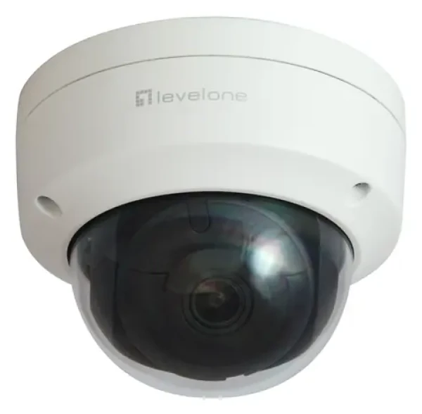 LevelOne FCS-3403 biela / IP kamera / Dome / 4 MP / H.265 / PoE / IP67 (FCS-3403)